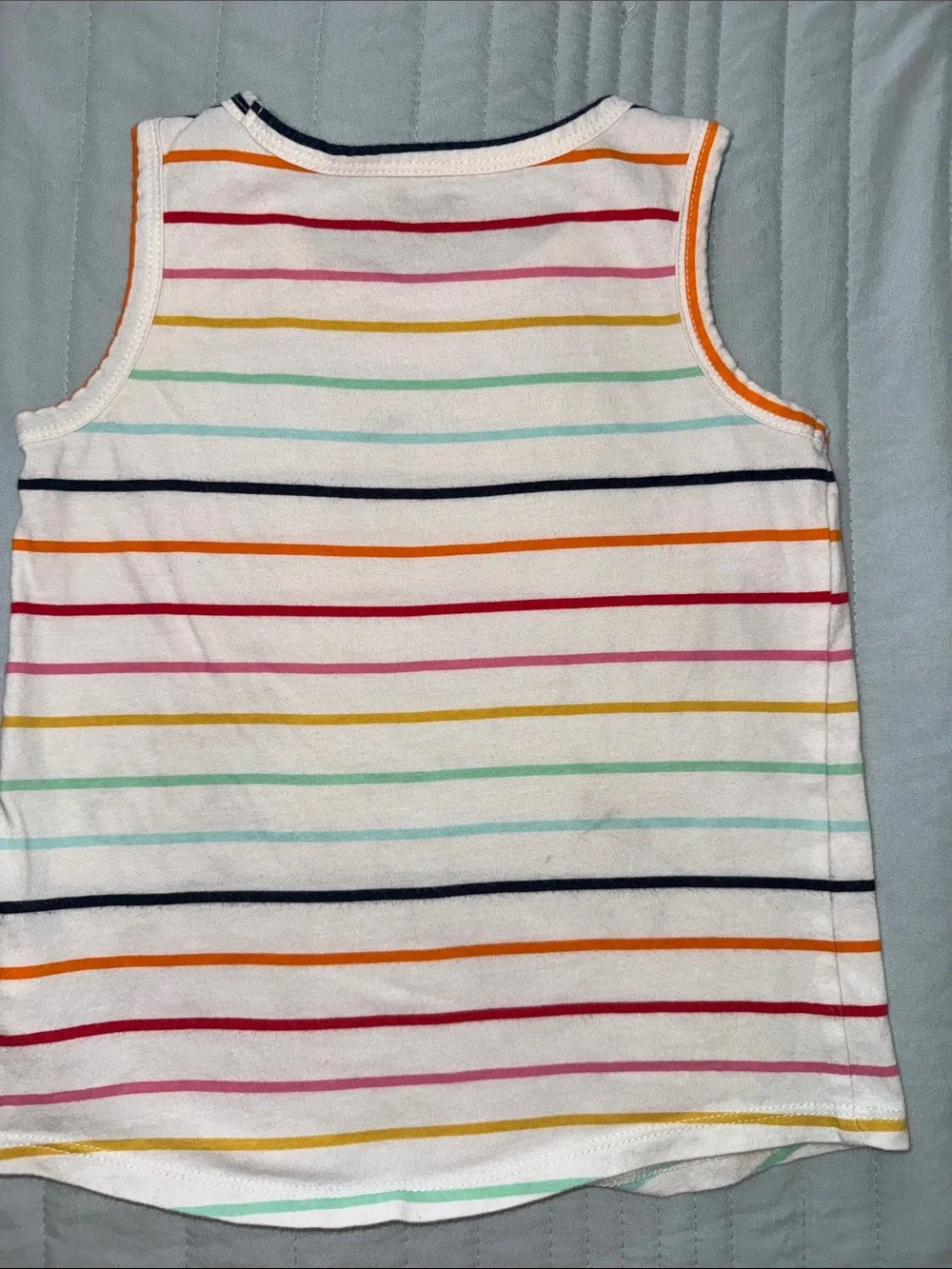 Rainbow stripe tank top from Old Navy